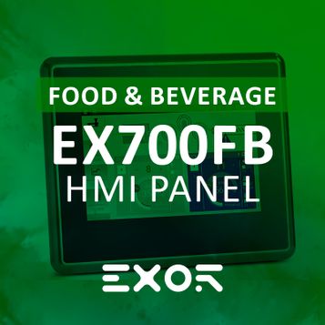 EXOR EX700 FOOD AND BEVERAGE HMI PANELS
